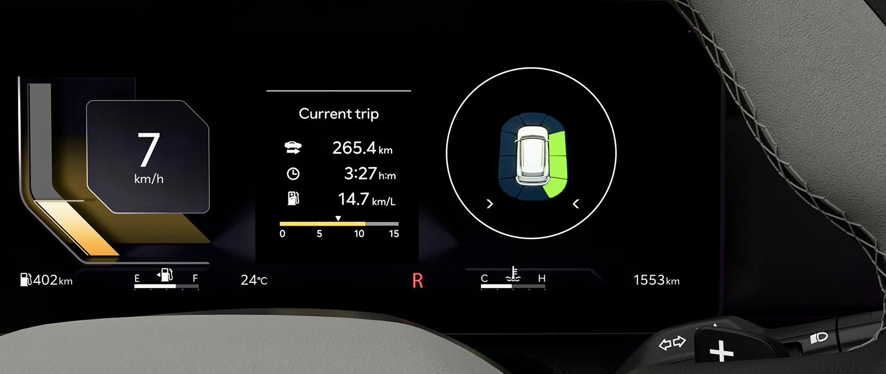 Kia Seltos rear side parking sensor